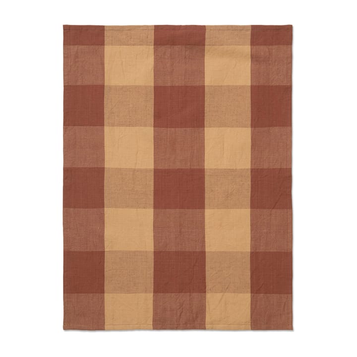 Hale πετσέτα κουζίνας 50x70 cm - Peach-spice red - Ferm Living