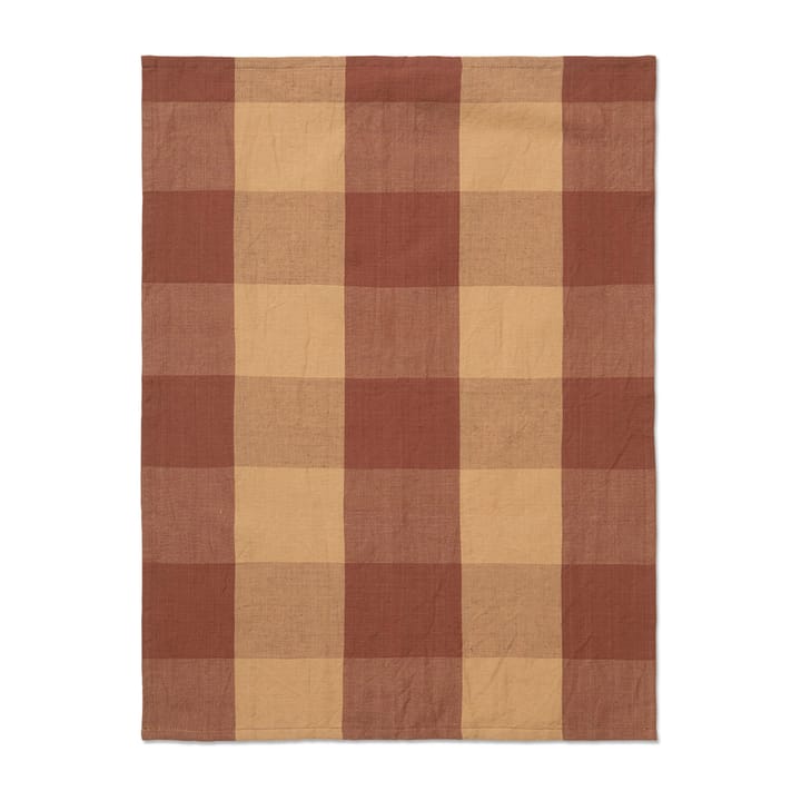 Hale πετσέτα κουζίνας 50x70 cm - Peach-spice red - Ferm LIVING