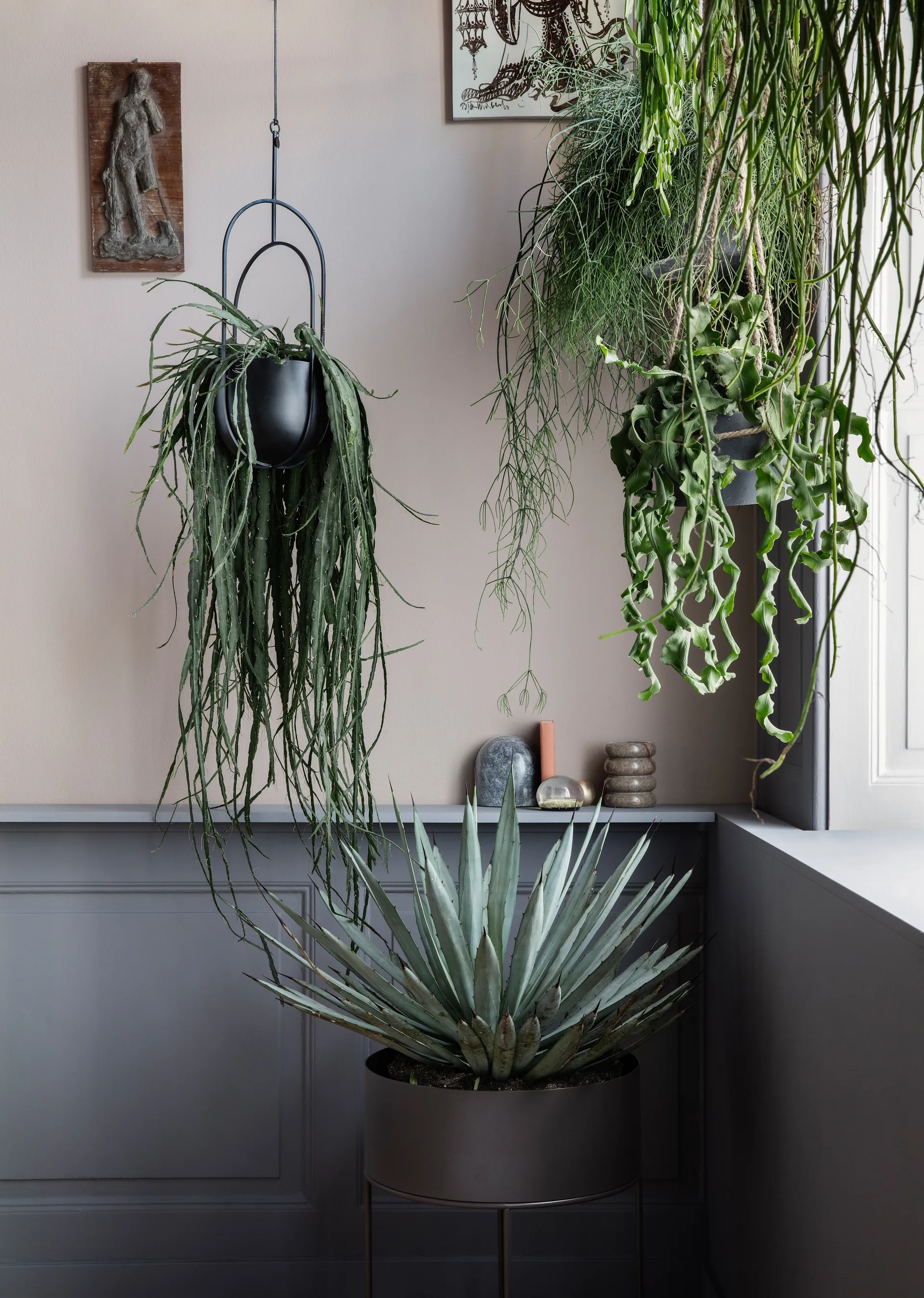 Hanging deco pot κρεμαστή γλάστρα, Μαύρο Ferm Living