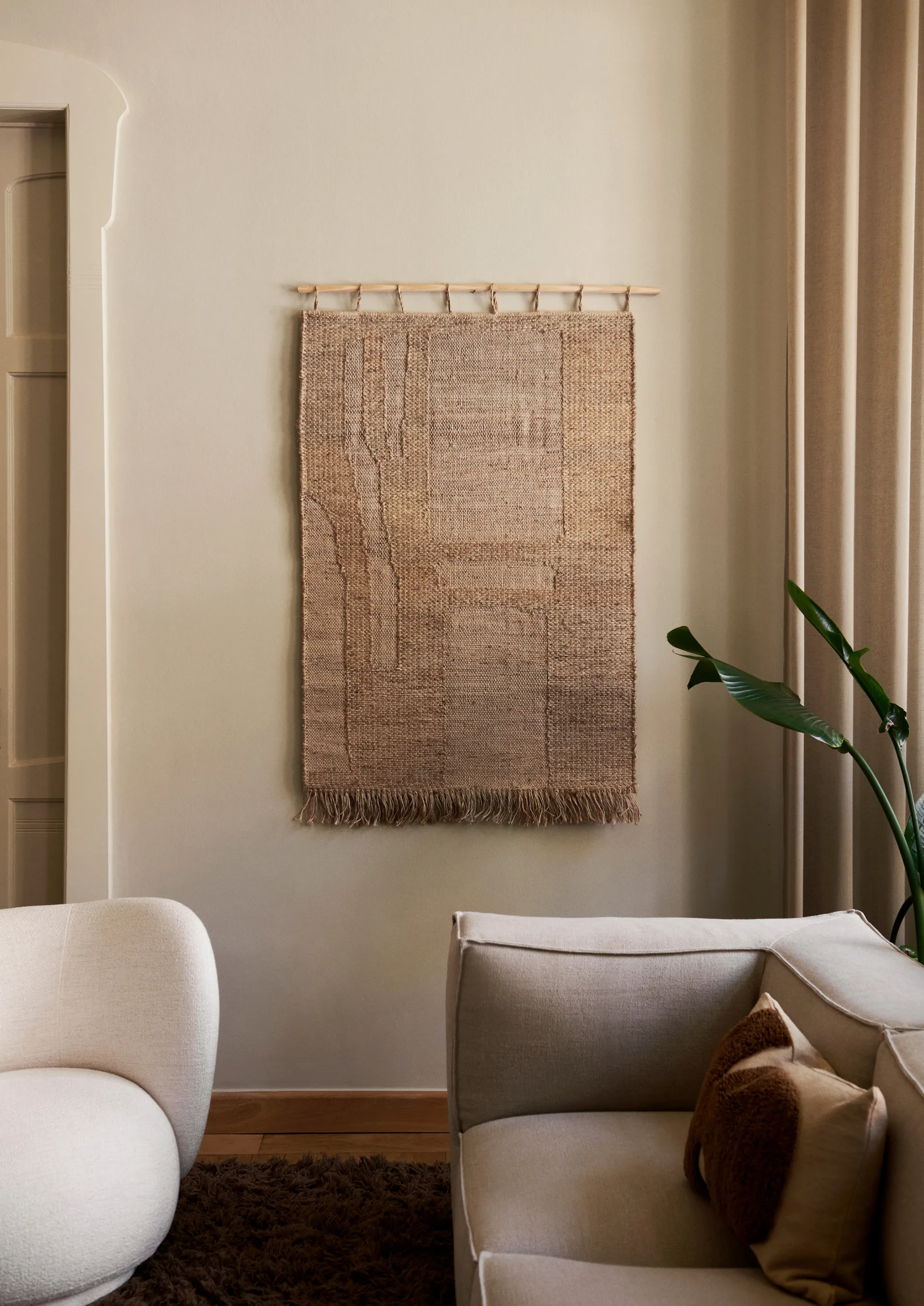 Harvest διακοσμητικό τοίχου 100x165 εκ, Φυσικό Ferm Living