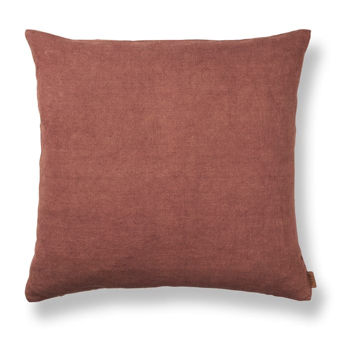 Heavy Linen μαξιλάρι 50x50 εκ, Berry Κόκκινο Ferm Living