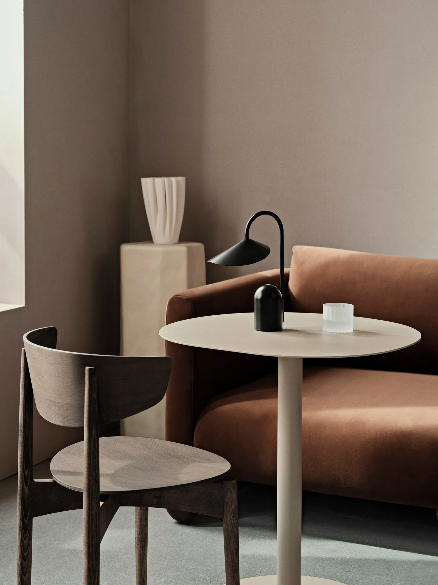 Herman καρέκλα, Dark Stained Beech Ferm Living