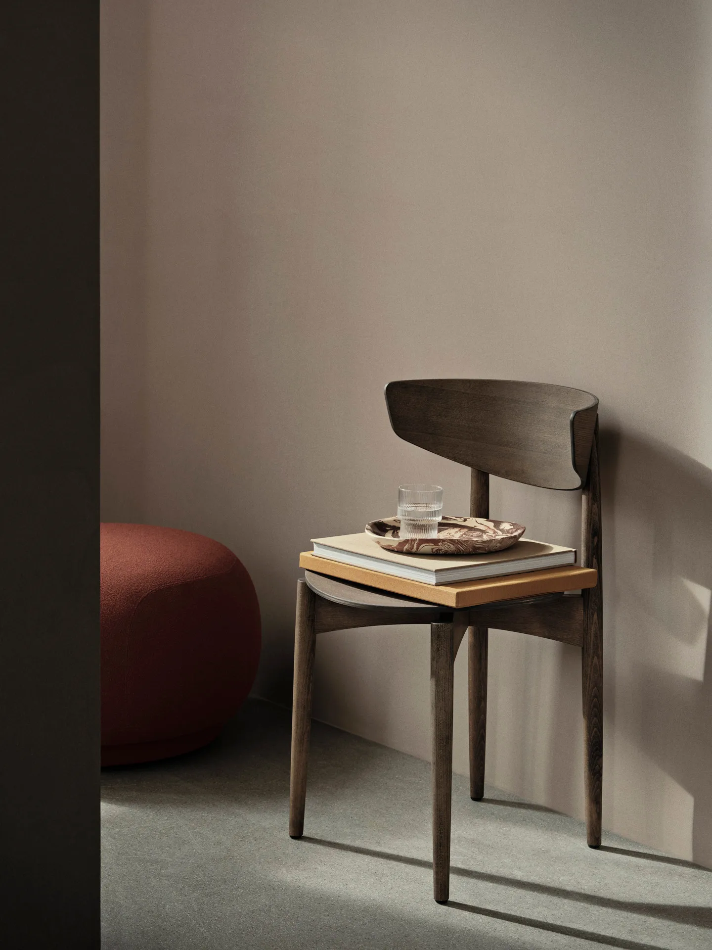 Herman καρέκλα, Dark Stained Beech Ferm Living
