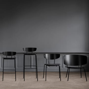 Herman σκαμπό μπαρ ψηλό - Μαύρο - Ferm Living