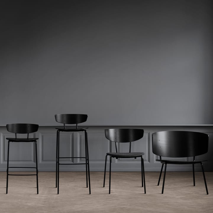 Herman σκαμπό μπαρ ψηλό, Μαύρο Ferm Living