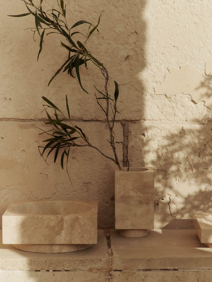 Hew βάζο 21 cm, Travertine Ferm Living