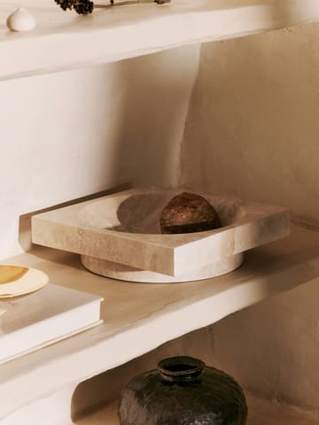 Διακοσμητικό μπολ με καπάκι Hew. - Travertine - Ferm Living