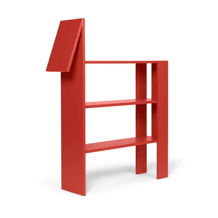 Horse βιβλιοθήκη 91x111 cm - Poppy Red - Ferm Living