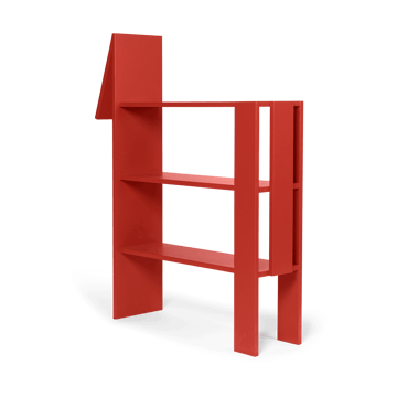 Horse βιβλιοθήκη 91x111 cm - Poppy Red - Ferm Living