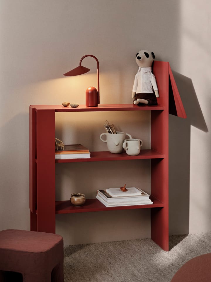 Horse βιβλιοθήκη 91x111 cm, Poppy Red Ferm Living