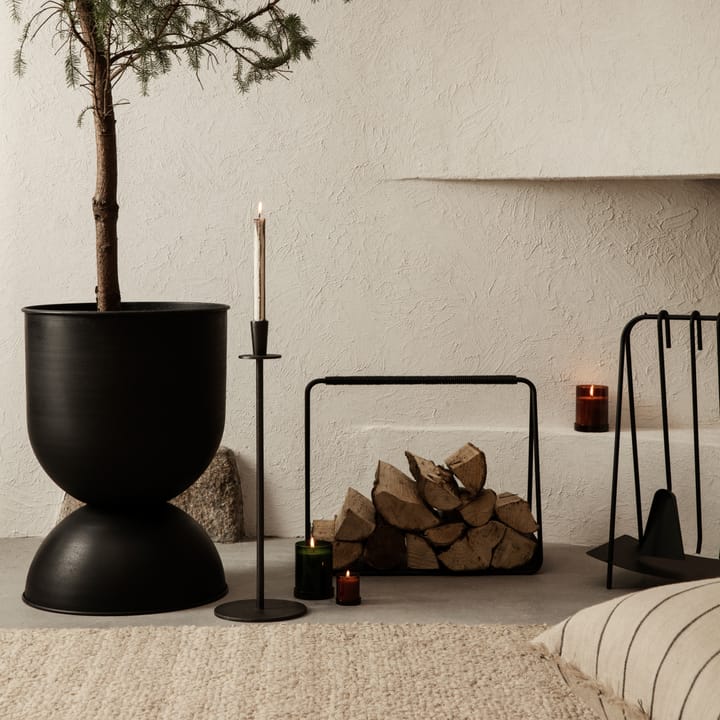 Hourglass γλάστρα μεγάλη, Μαύρο-σκούρο γκρι Ferm Living