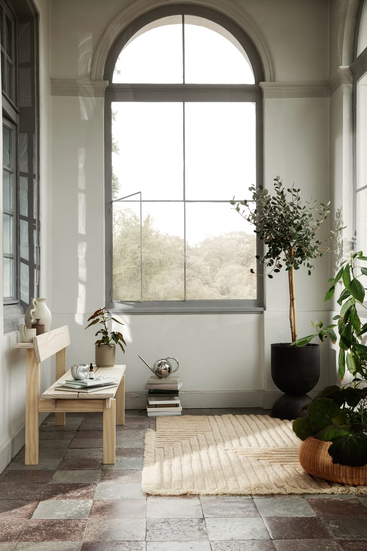 Hourglass γλάστρα μεσαία, Μαύρο-σκούρο γκρι Ferm Living