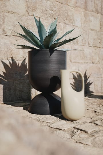 Hourglass γλάστρα μεσαία - Μαύρο-σκούρο γκρι - Ferm Living