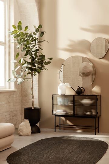 Hourglass γλάστρα μεσαία - Μαύρο-σκούρο γκρι - Ferm Living