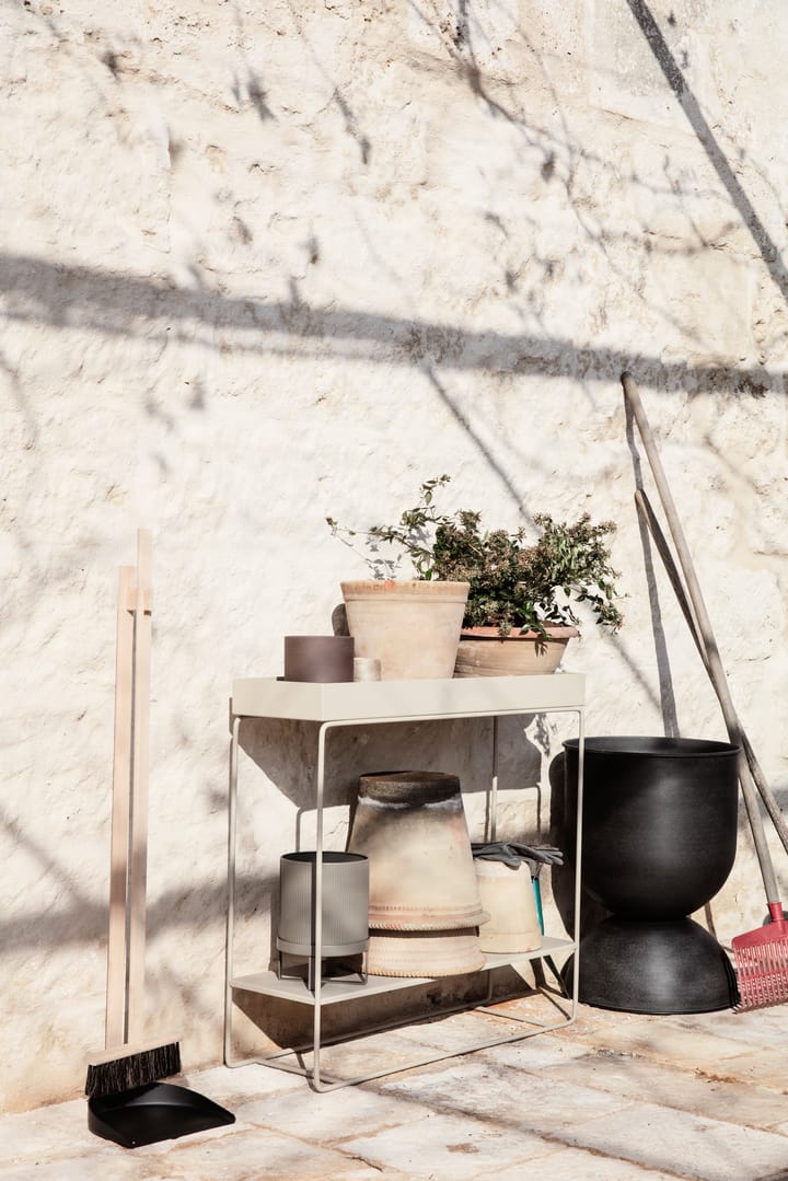 Hourglass γλάστρα μεσαία, Μαύρο-σκούρο γκρι Ferm Living