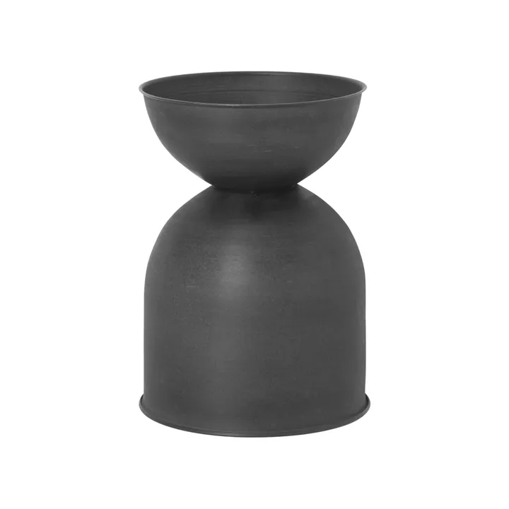 Hourglass γλάστρα μικρή Ø30 cm - Μαύρο-σκούρο γκρι - Ferm Living