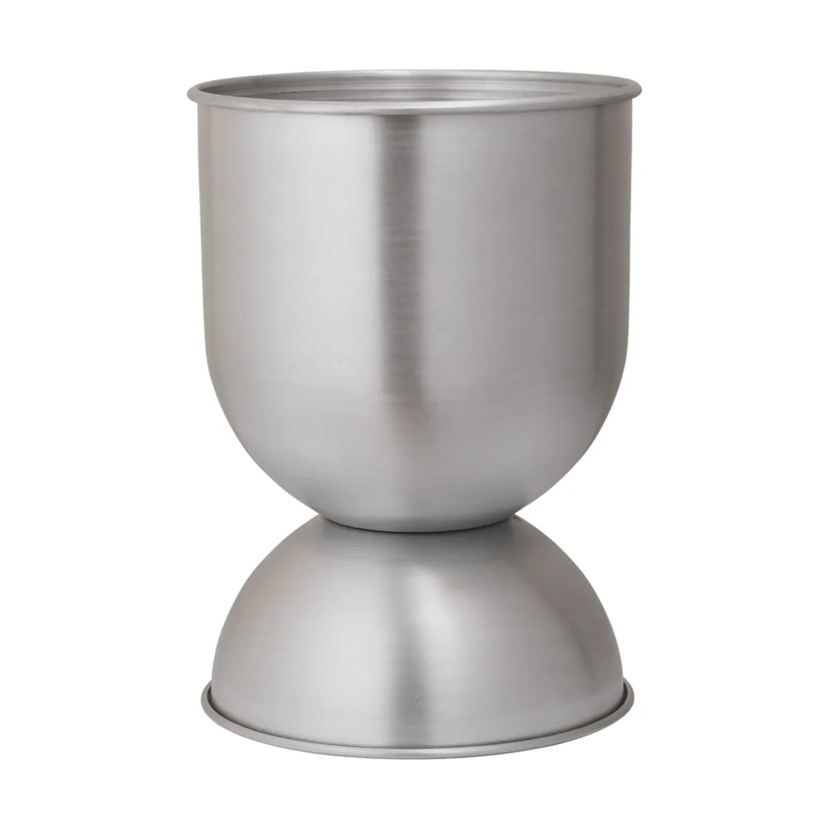 Hourglass γλάστρα μικρή Ø30 cm, Aluminium Ferm Living