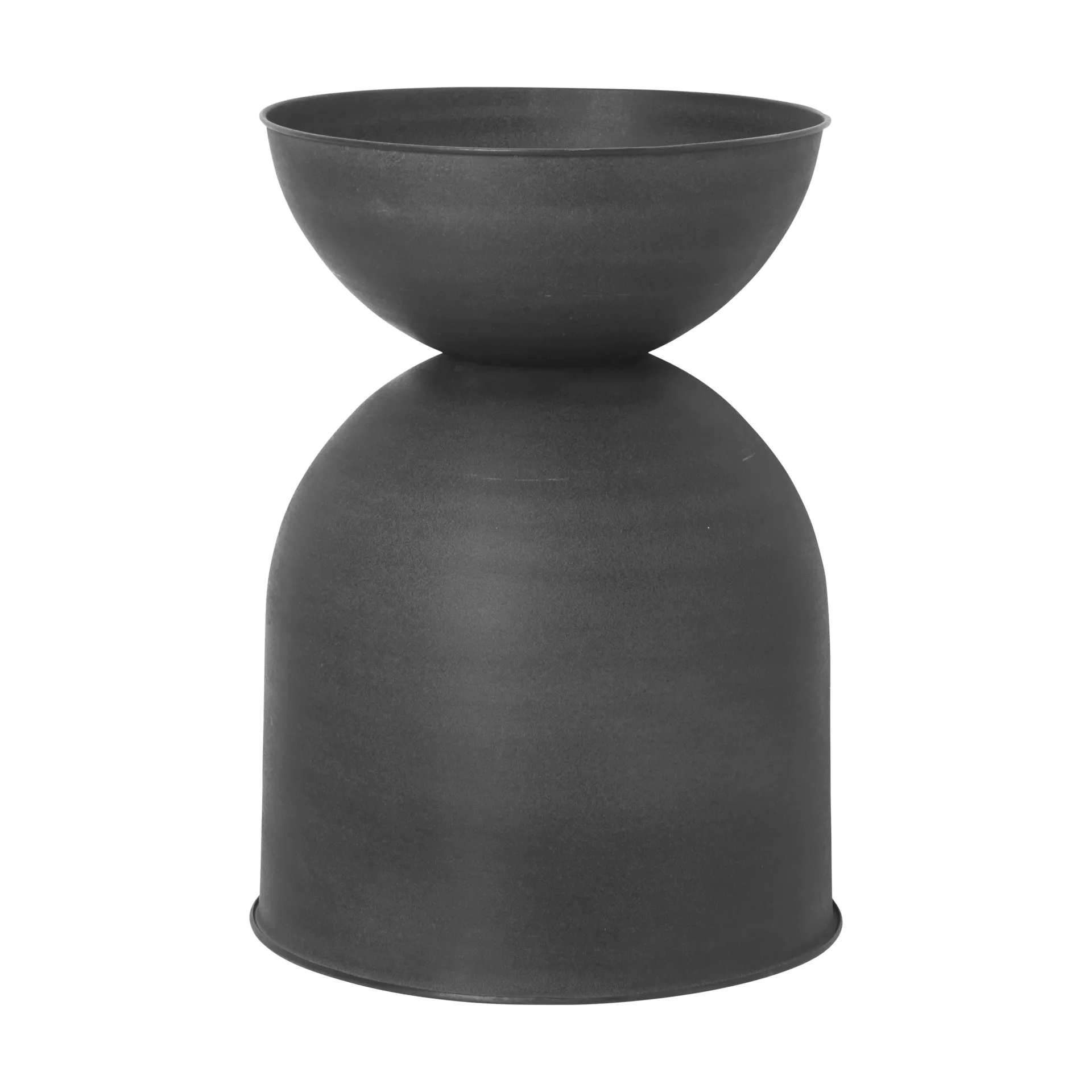 Hourglass γλάστρα μεσαία Ø40 cm, Μαύρο-σκούρο γκρι Ferm Living