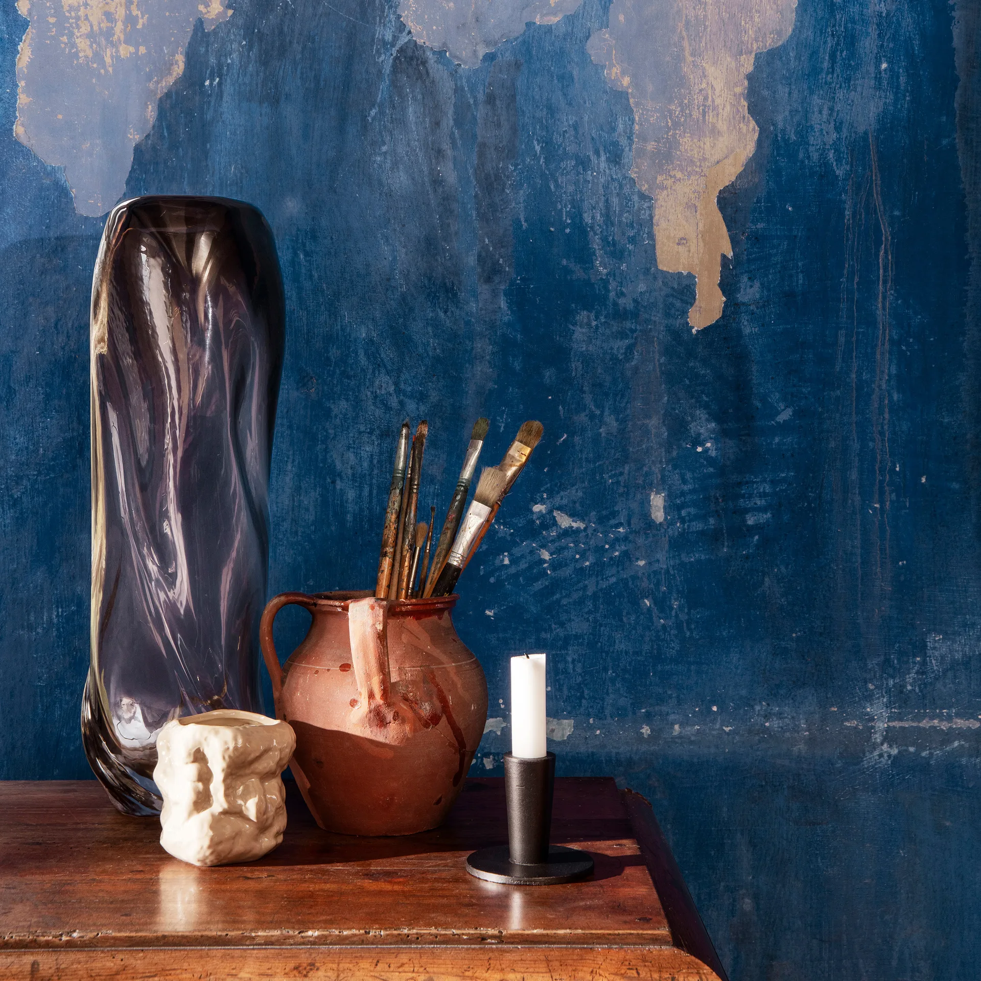 Κηροπήγια Hoy κοντά 6,4 cm, Μαύρο Ferm Living