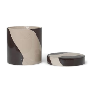 Inlay βάζο αποθήκευσης 14,5 cm - Άμμος-καφέ - Ferm Living