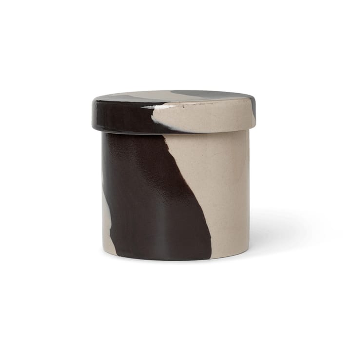 Inlay βάζο αποθήκευσης 9,8 cm - Άμμος-καφέ - Ferm Living