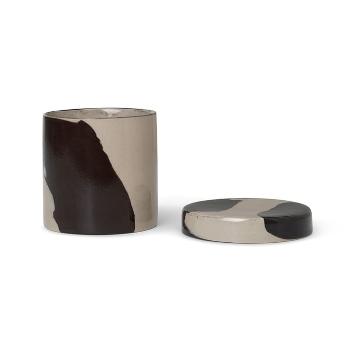 Inlay βάζο αποθήκευσης 9,8 cm, Άμμος-καφέ Ferm Living