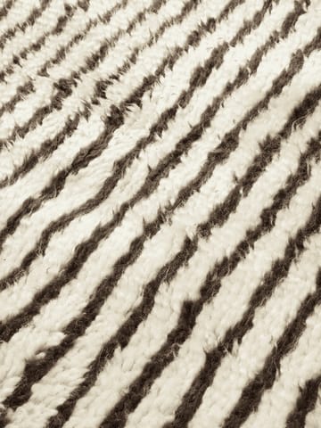 Kami χαλί - Off white-coffee, 120x180 cm - Ferm Living