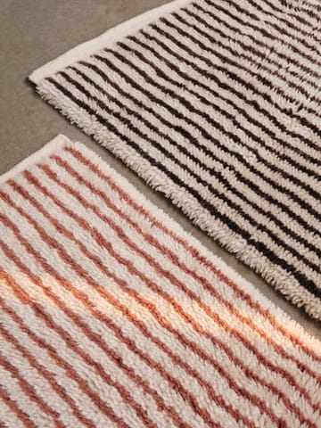 Kami χαλί - Off white-red brown, 120x180 cm - Ferm Living