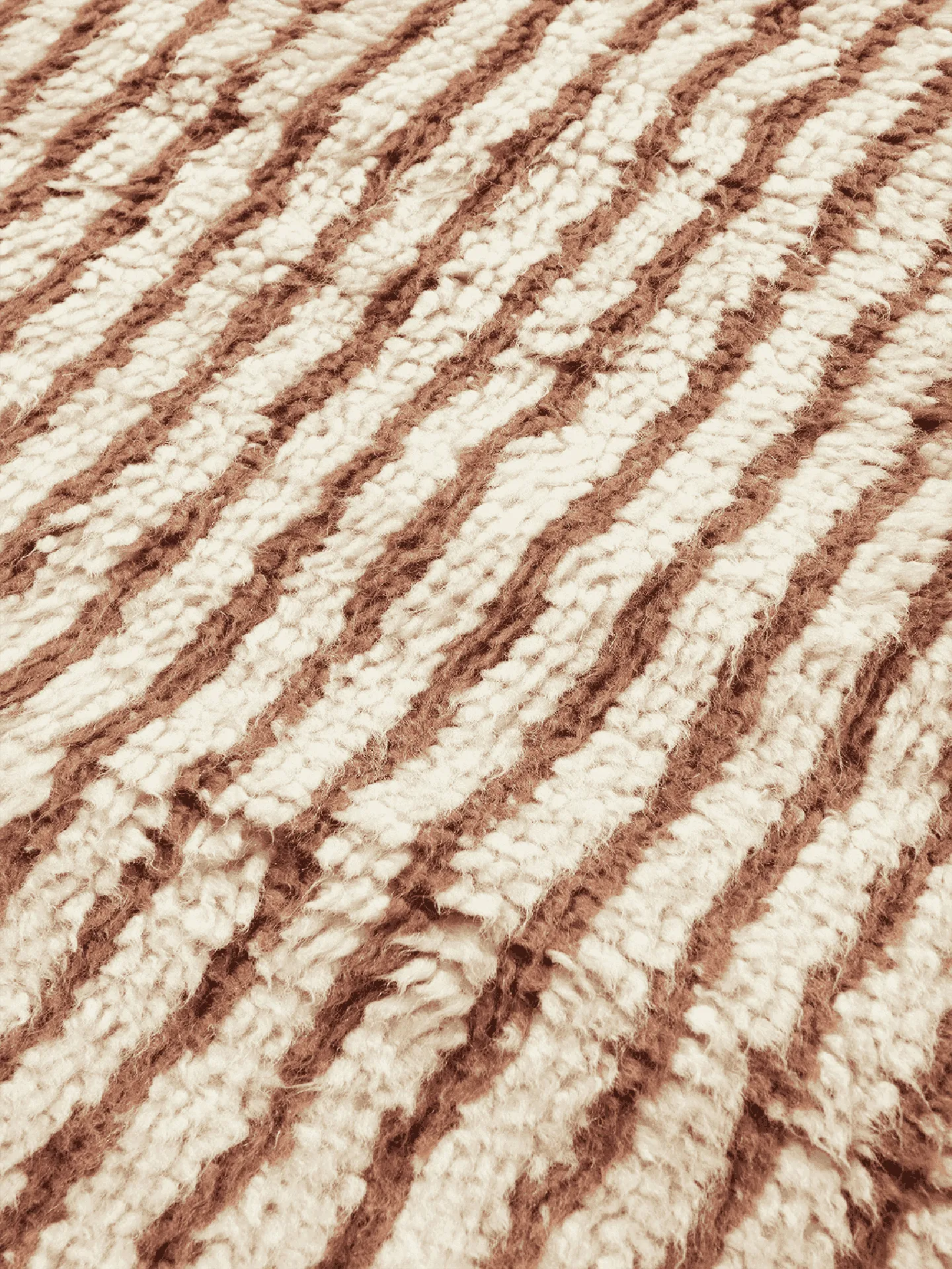 Kami χαλί, Off white-red brown, 80x120 cm Ferm Living