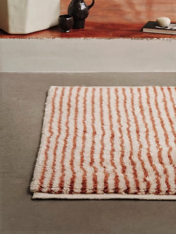 Kami χαλί - Off white-red brown, 80x120 cm - Ferm Living