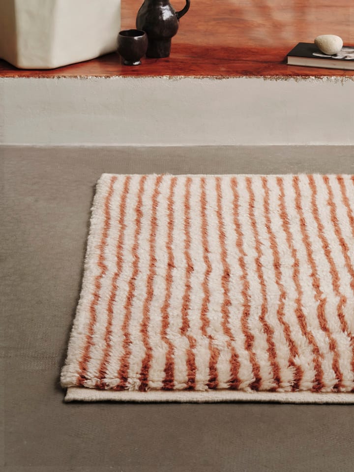 Kami χαλί, Off white-red brown, 80x120 cm Ferm Living