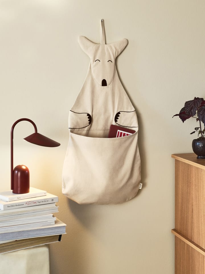 Kangaroo αποθηκευτική θήκη τοίχου, Undyed Ferm Living