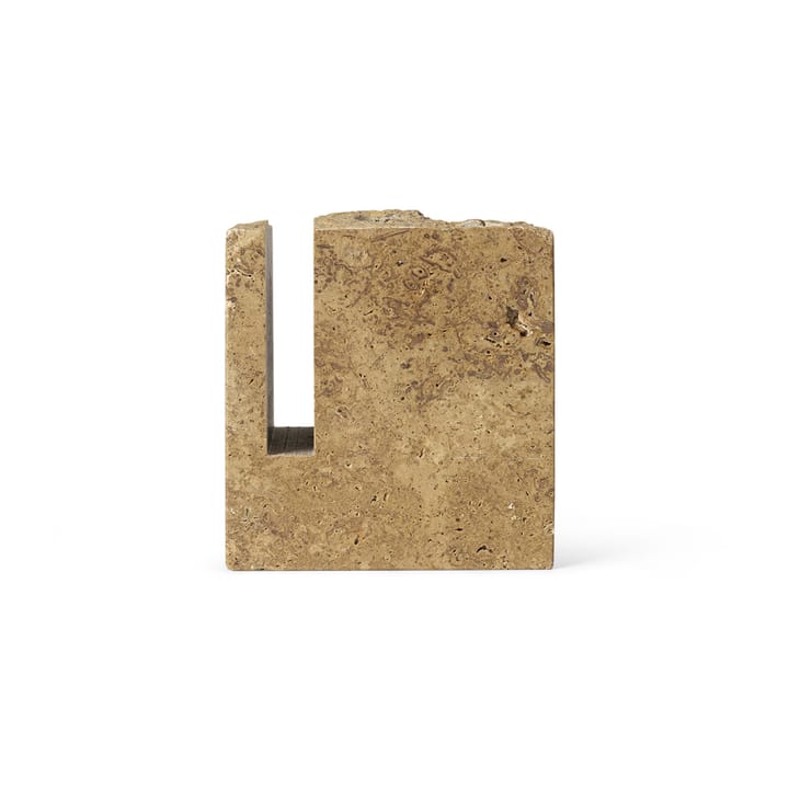 Klint pencil βάση 9x9 εκ, Beige travertine Ferm Living