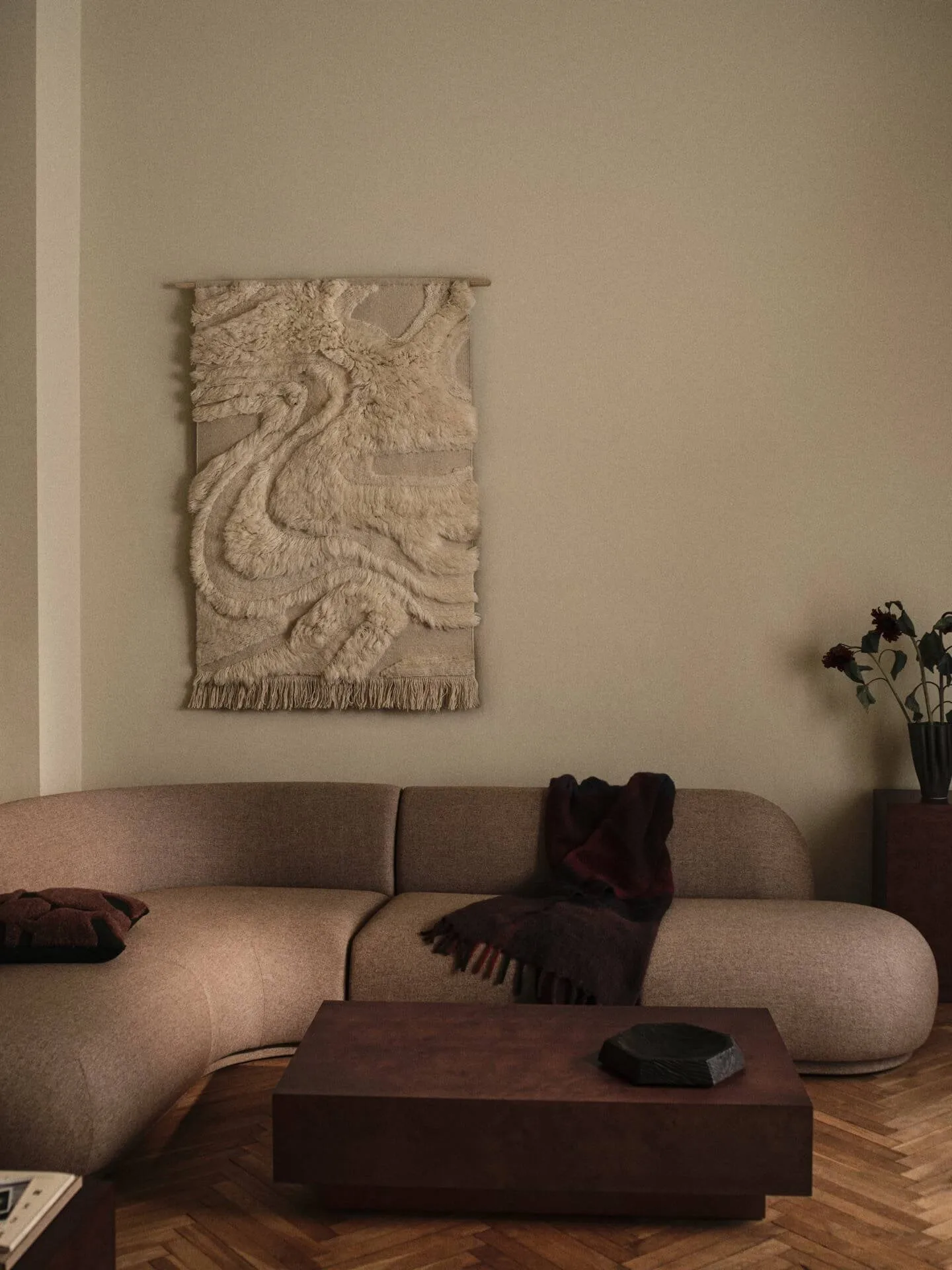 Koh επιτοίχιο ντουλάπι, Dark brown, 35 εκ. Ferm Living
