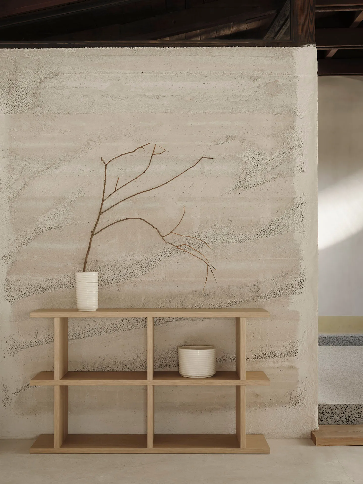 Kona βιβλίοράφι 2x2, Natural Ferm Living