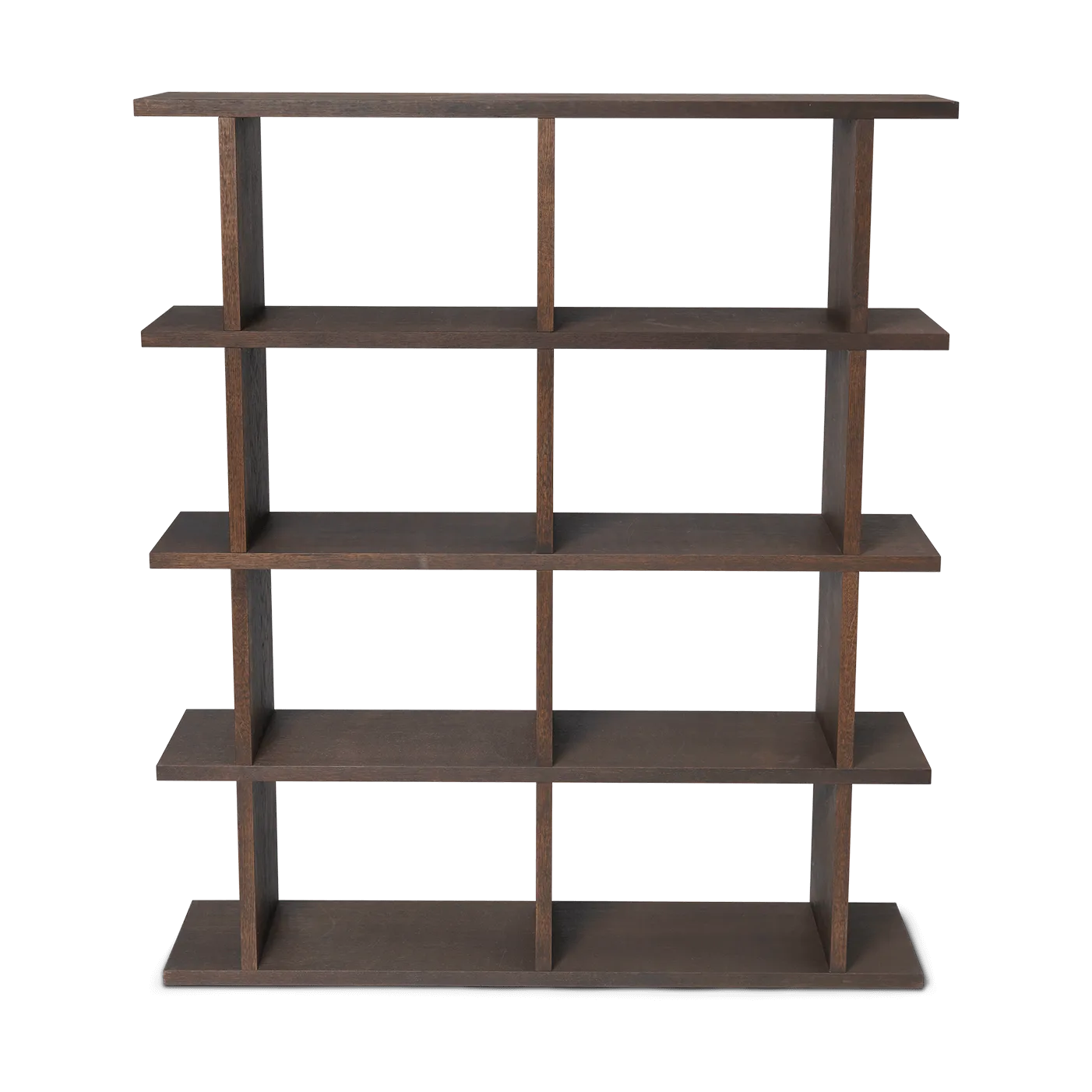 Kona βιβλίοράφι 2x4, Dark stained Ferm Living
