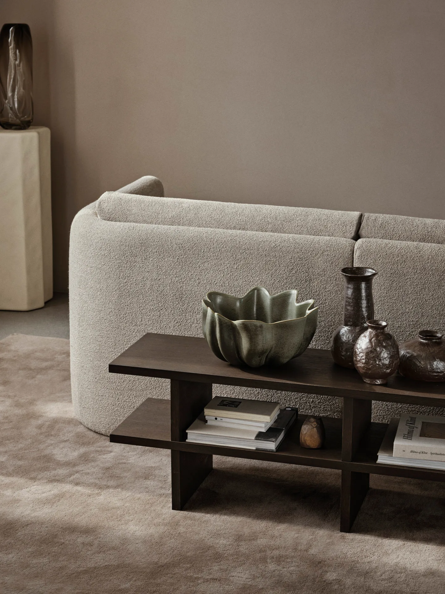 Παγκάκι Kona, Dark Stained oak veneer Ferm Living