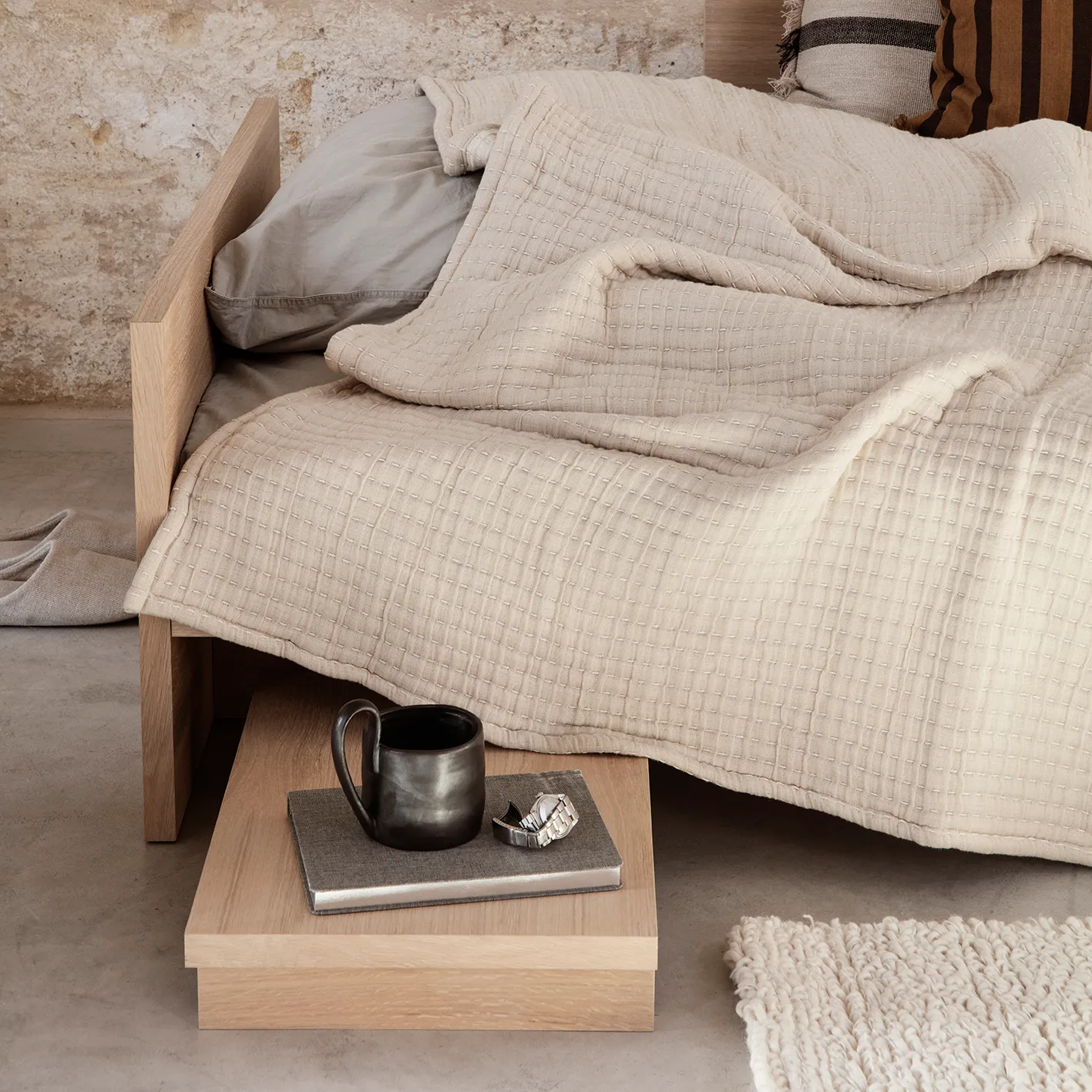 Kona βοηθητικό τραπεζάκι, δρυς Ferm Living