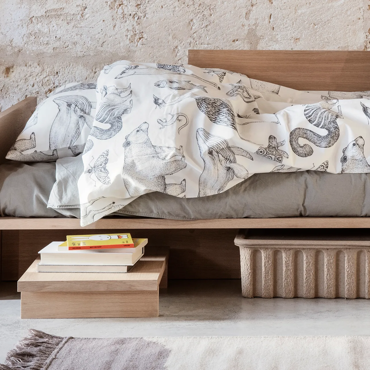 Kona βοηθητικό τραπεζάκι, δρυς Ferm Living