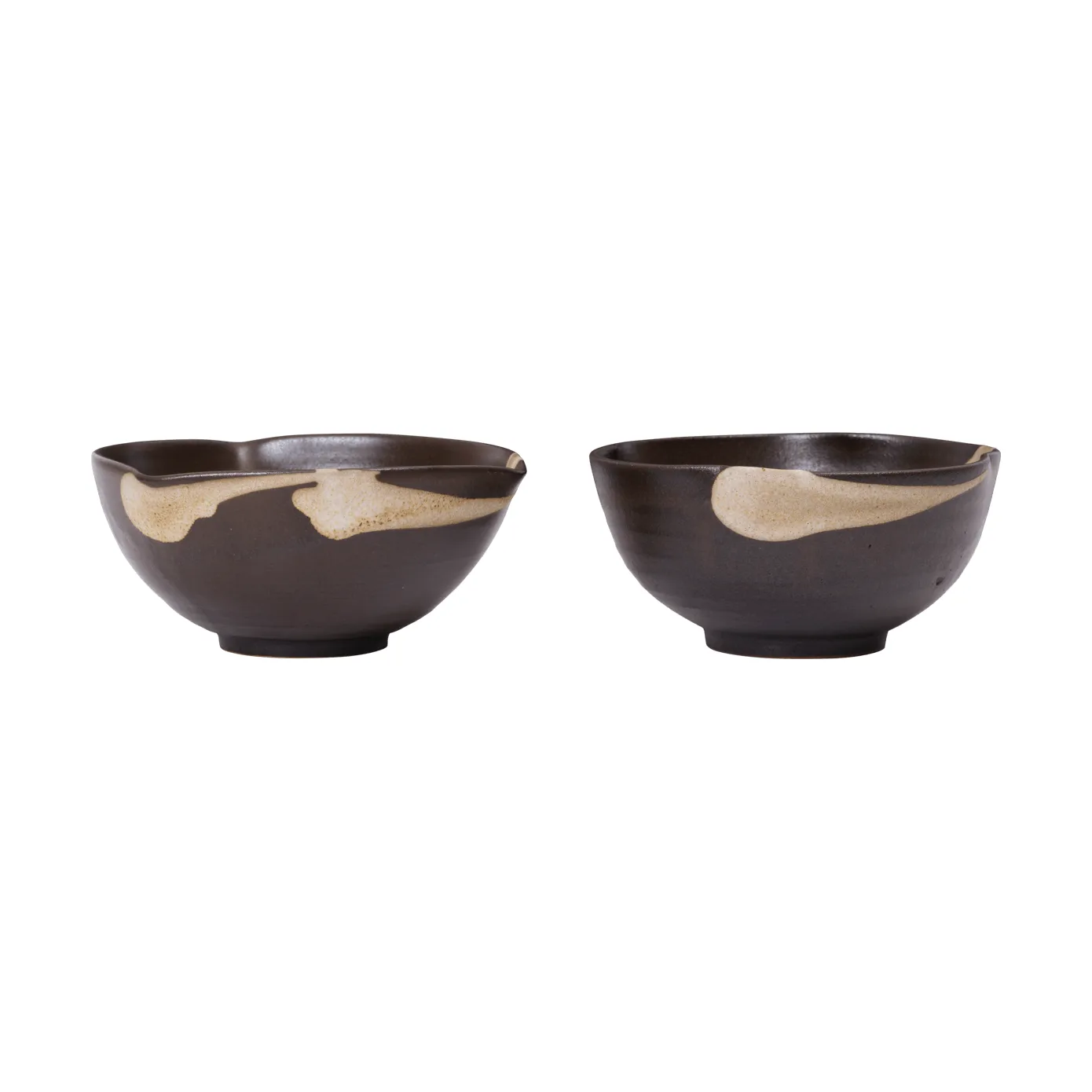 Koyo μπολ 2-pack, Dark brown-buff, Ø11,5x6 εκ. Ferm Living