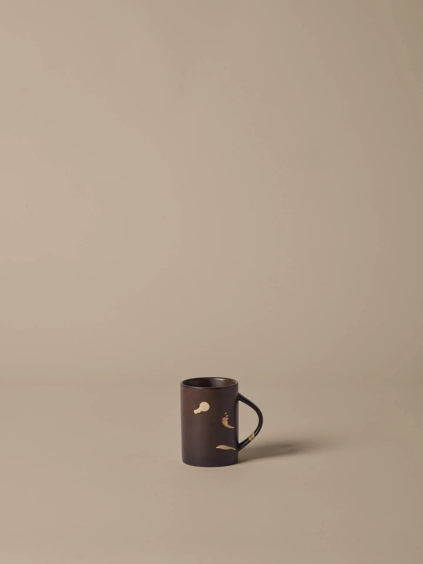 Koyo κούπα 30 cl, Dark brown-buff Ferm Living