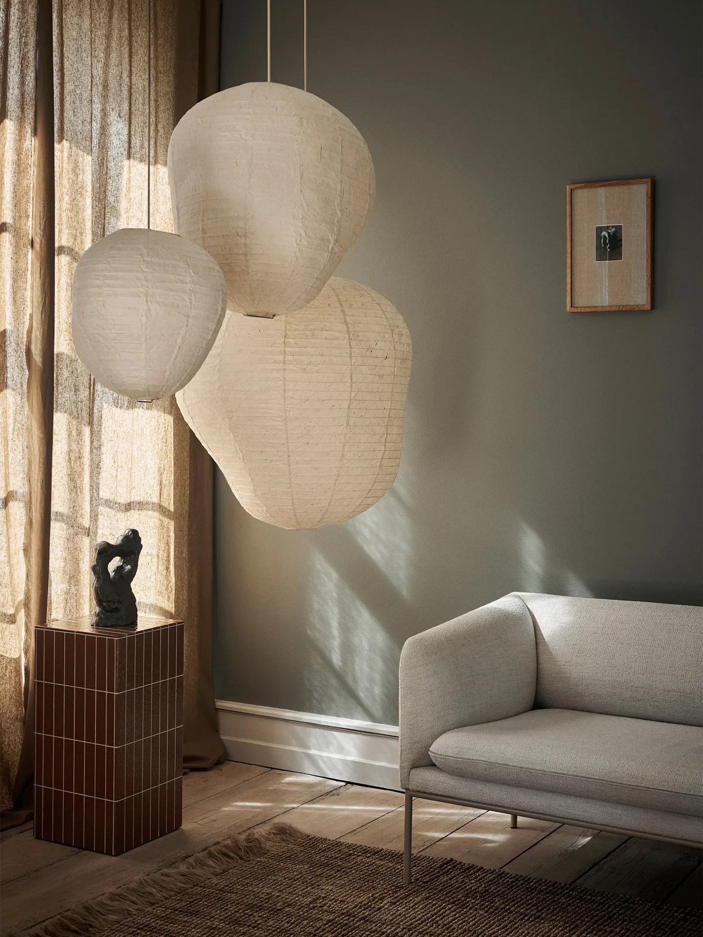Kurbis αμπαζούρ, 40 εκατοστά, Φυσικό Ferm Living