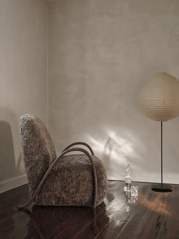 Kurbis φωτιστικό δαπέδου high - Natural-black - Ferm Living