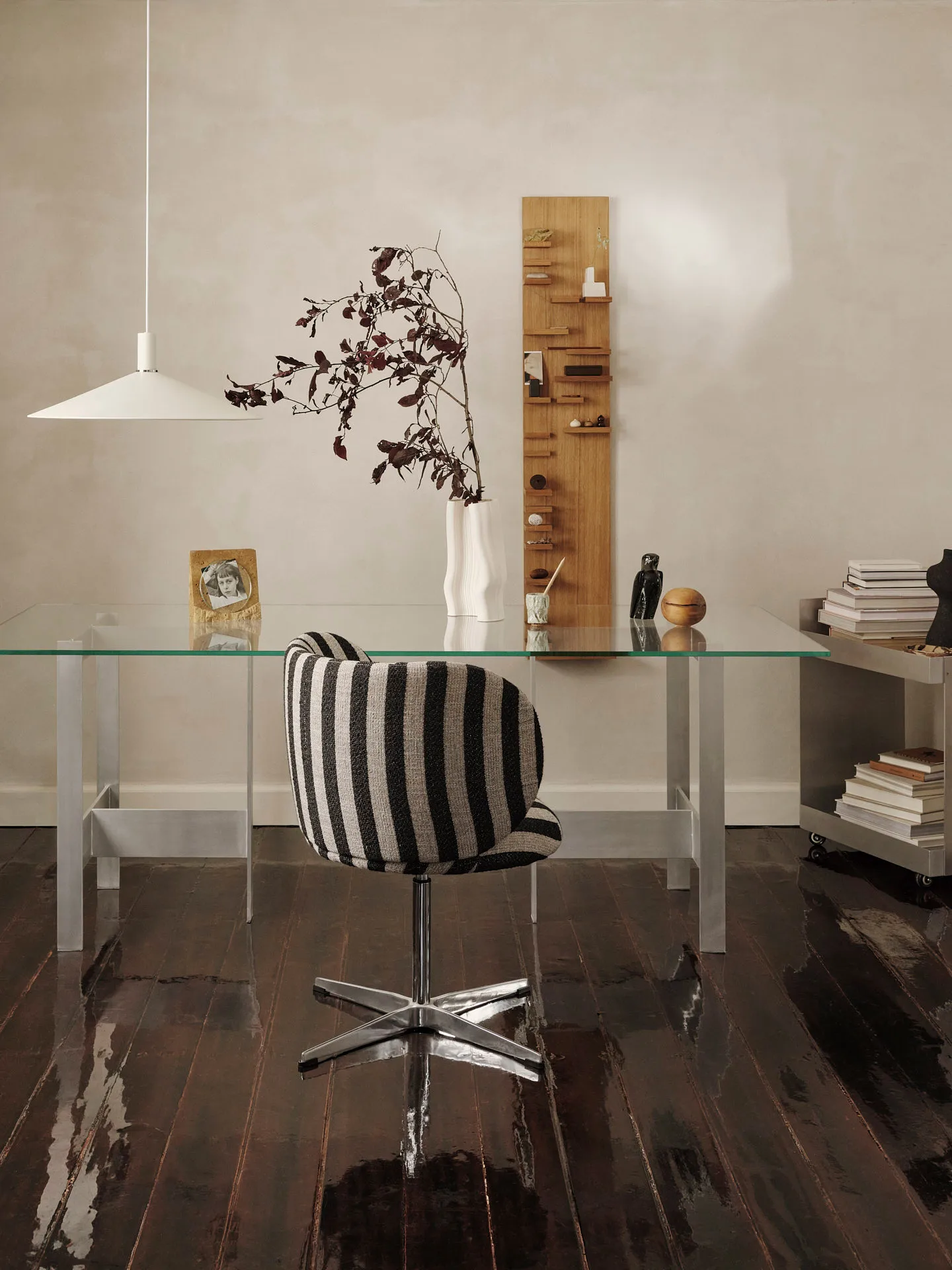 Lager τραπεζαρία μεγάλο 90x200 cm, Glass-aluminium Ferm Living