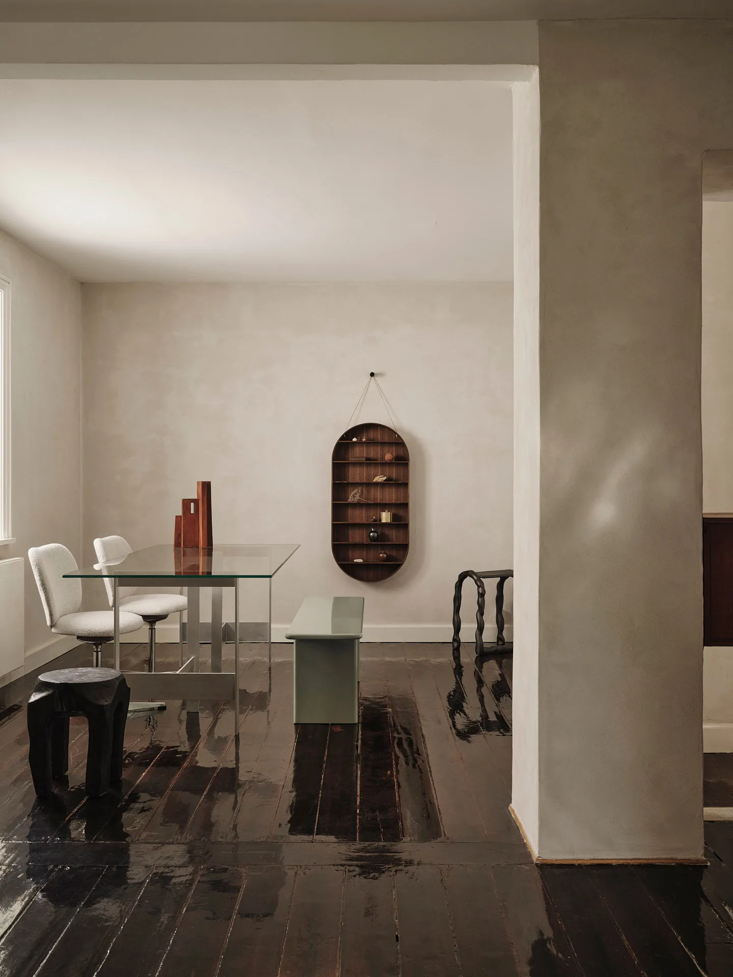 Lager τραπεζαρία μεγάλο 90x200 cm, Glass-aluminium Ferm Living