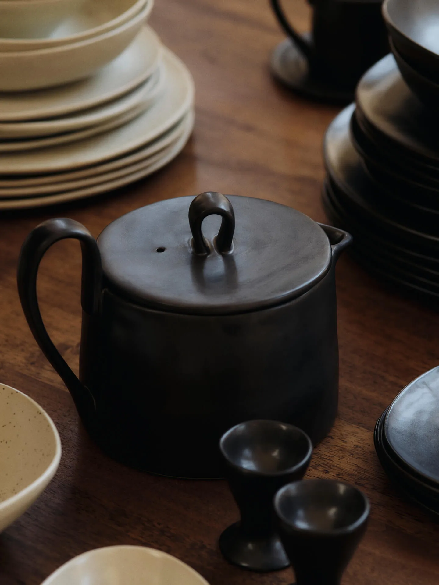 Lager επιτοίχιο ράφι ψηλό, Black Ferm Living