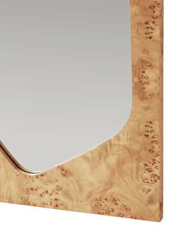 Lager επιτοίχιο ράφι τριπλό μικρό - Natural burl, 135 cm - Ferm Living