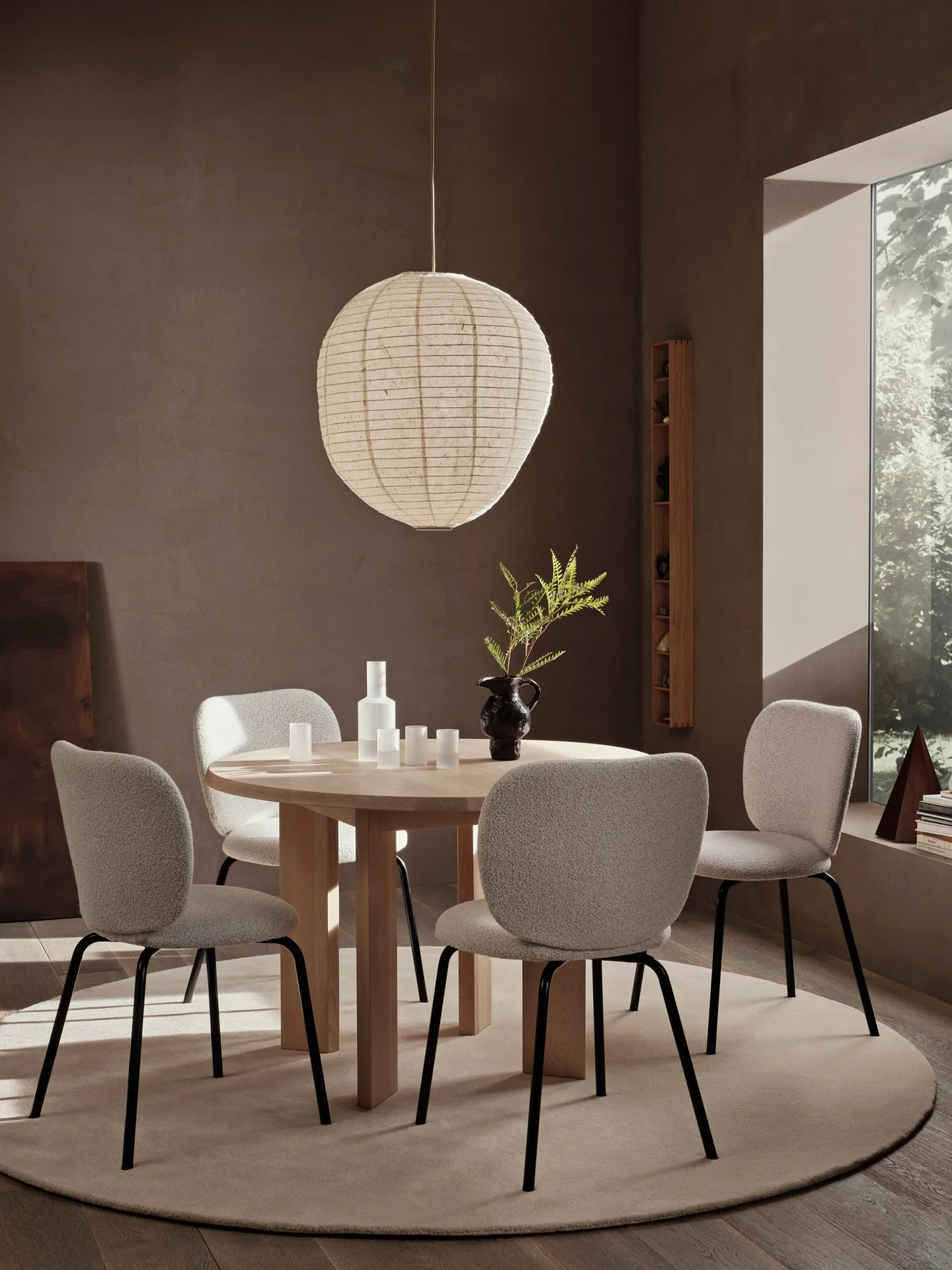 Lager καθρέφτης, Off-white Ø240 cm Ferm Living