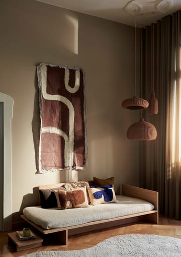 Lay ορθογώνιο μαξιλάρι 40x60 cm - Sand / Bright Blue - Ferm Living