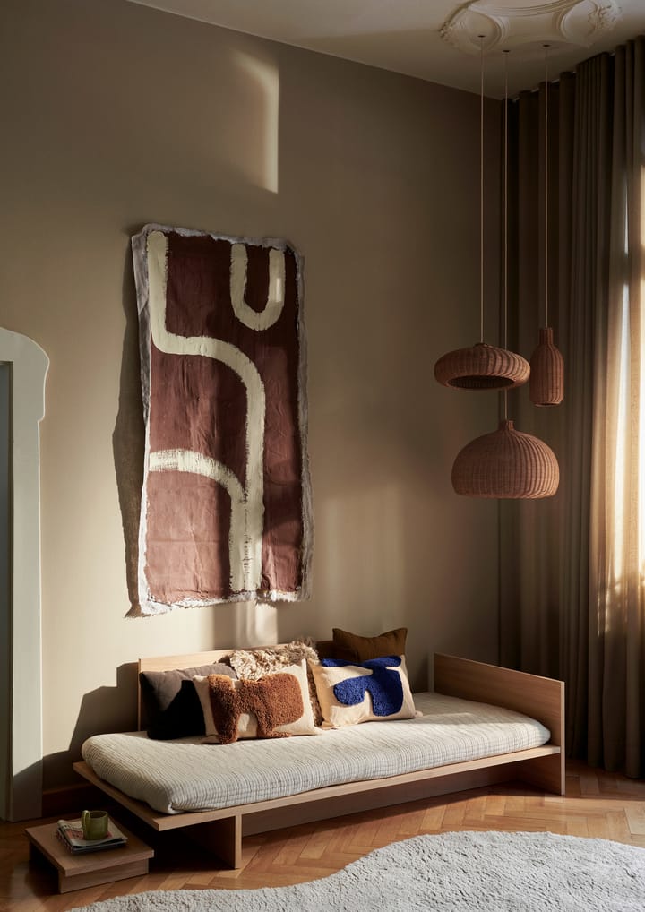Lay ορθογώνιο μαξιλάρι 40x60 cm, Sand / Bright Blue Ferm Living